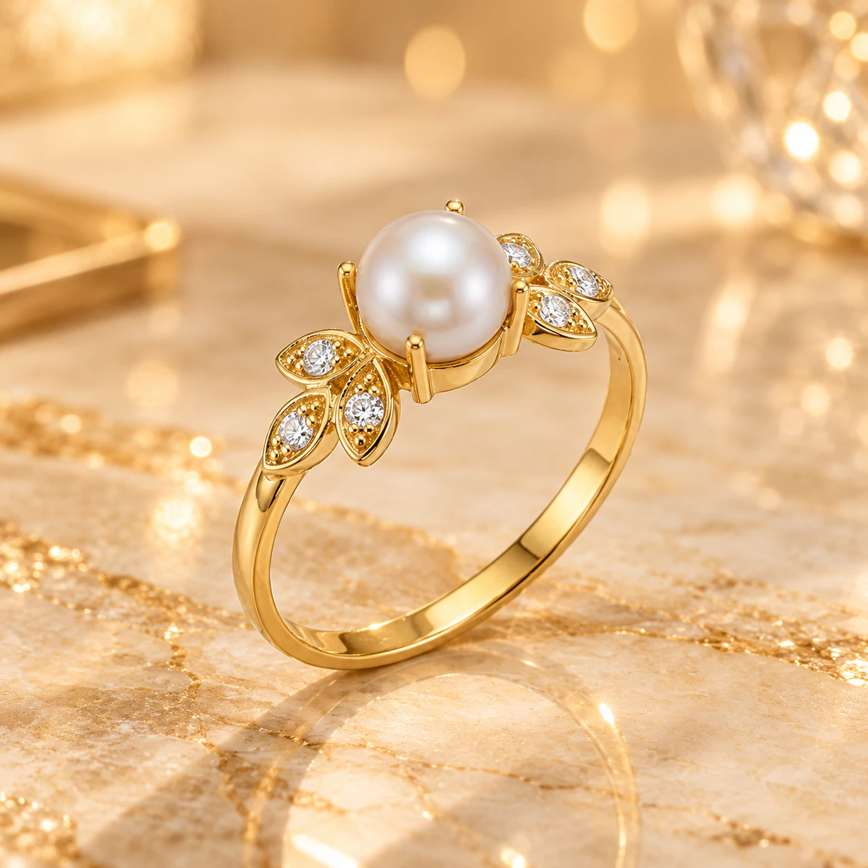 The Imperial Bloom Pearl Ring